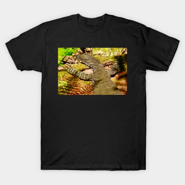 Goanna chilling in the Bush T-Shirt by Mickangelhere1